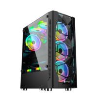 PERFORMAX INFERNO RGB 650W 80+Bronz Siyah Temp.Cam Atx Kasa - 1